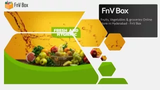 groceries Online store in Hyderabad - FnV Box