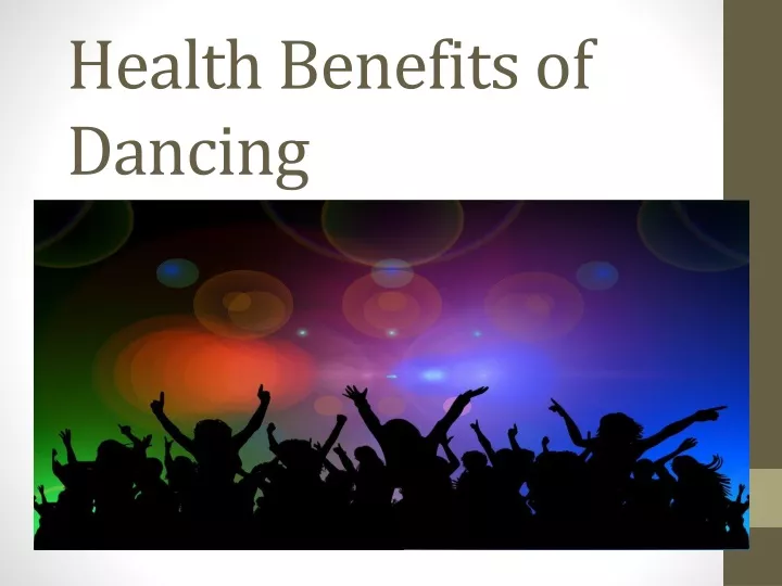 health benefits of dancing