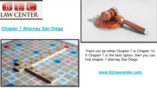 Chapter 7 Attorney San Diego