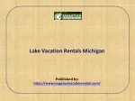 Lake Vacation Rentals Michigan - slide 1