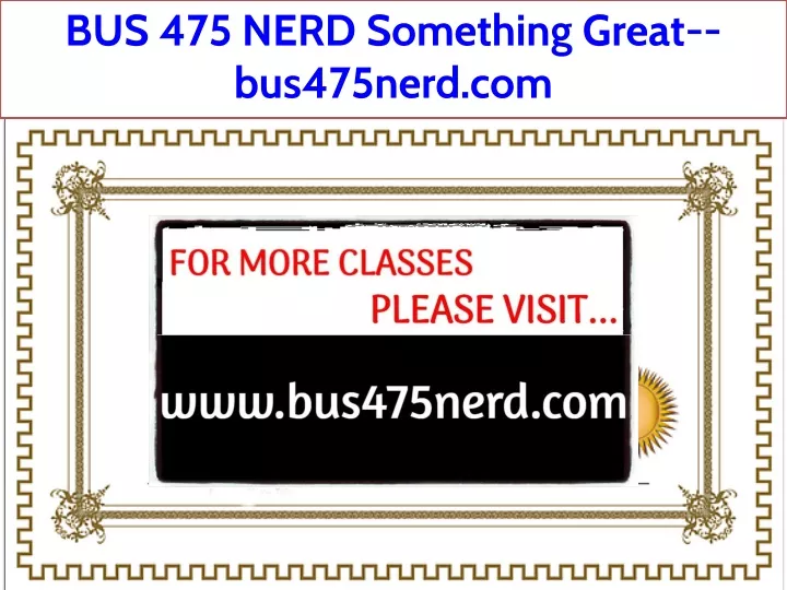 bus 475 nerd something great bus475nerd com