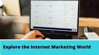 What Need of Internet Marketing World | Anthony Poer