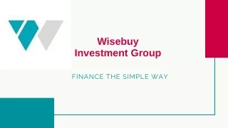 wisebuy investm ent group