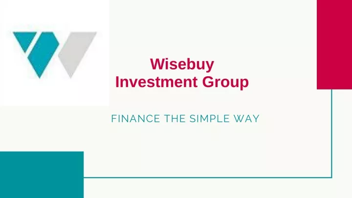 wisebuy investm ent group