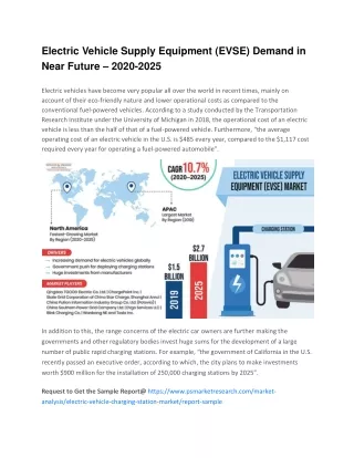 electric vehicle supply equipment evse demand