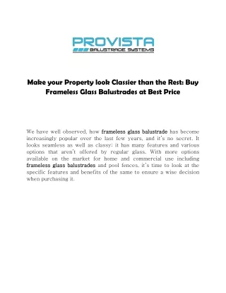 make your property look classier than the rest