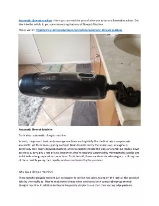 automatic blowjob machine here you can read