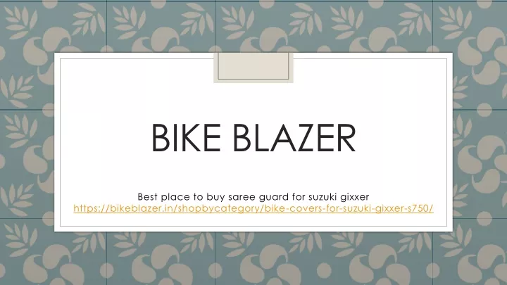 bike blazer