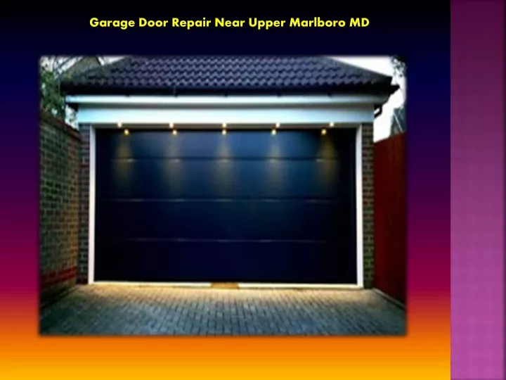 garage door repair near upper marlboro md