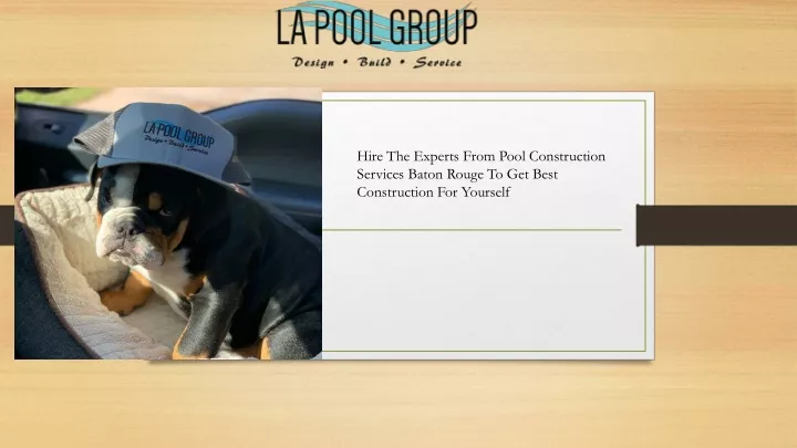 hire the experts from pool construction services