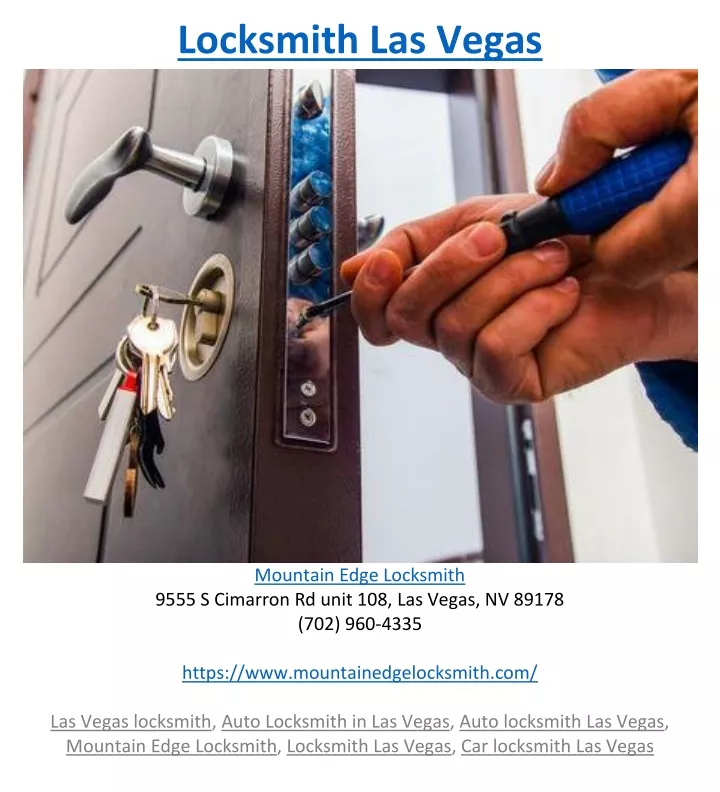 locksmith las vegas