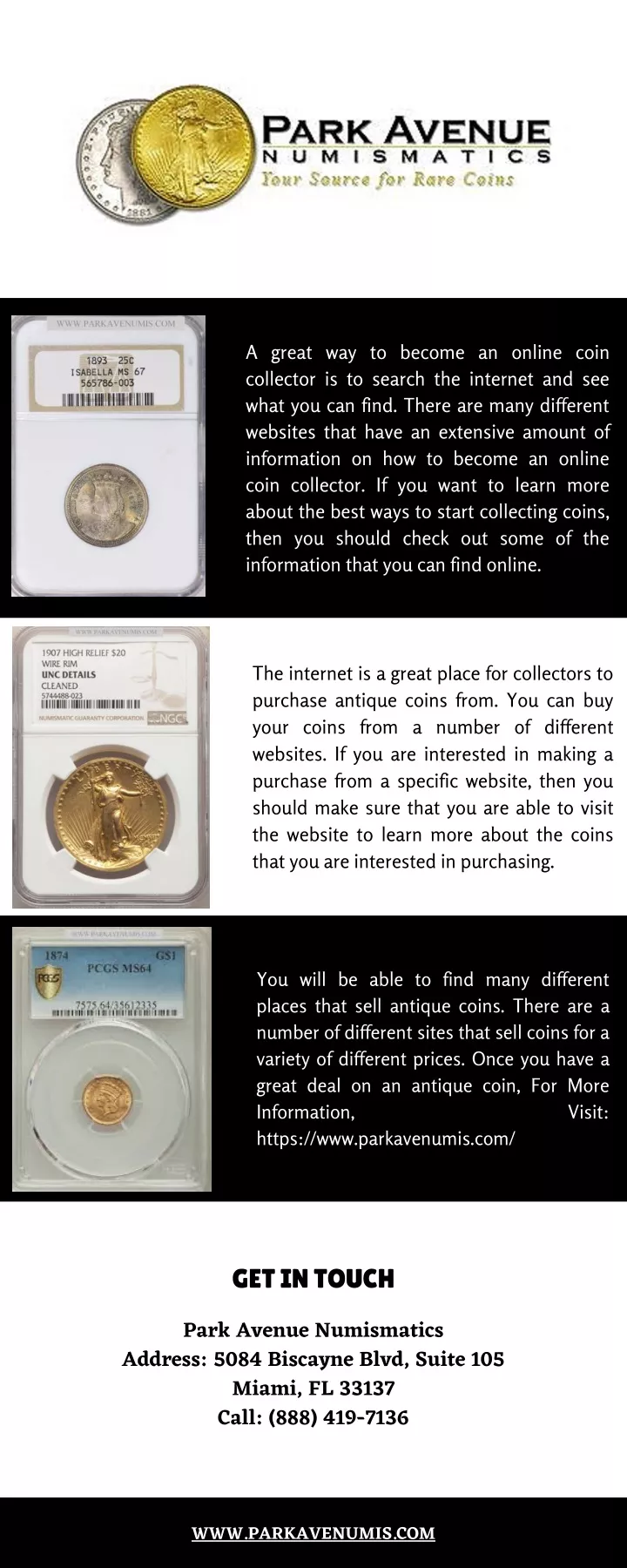 a great way to become an online coin collector