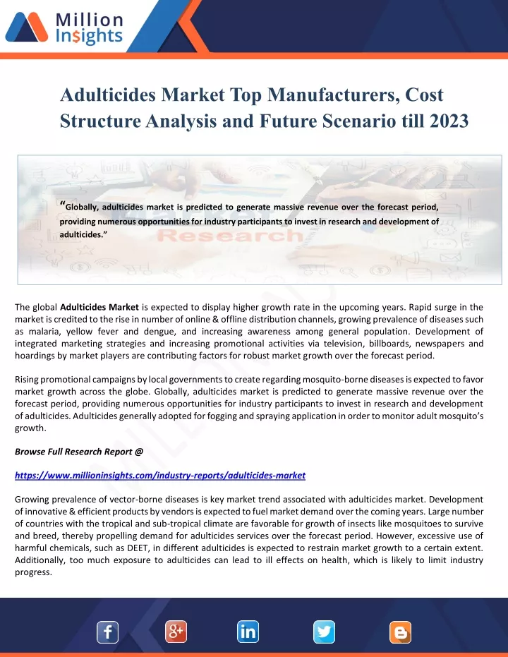 adulticides market top manufacturers cost