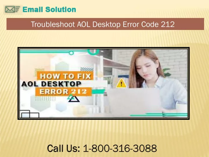 troubleshoot aol desktop error code 212