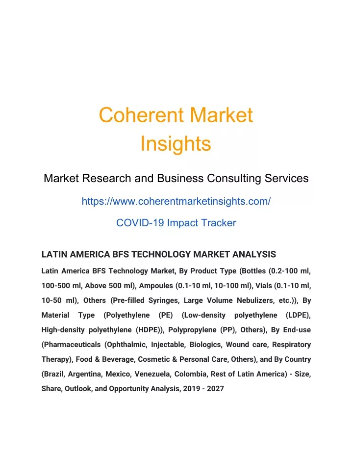 coherent market insights