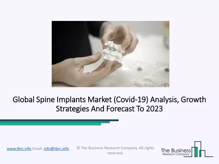 global spine implants market global spine