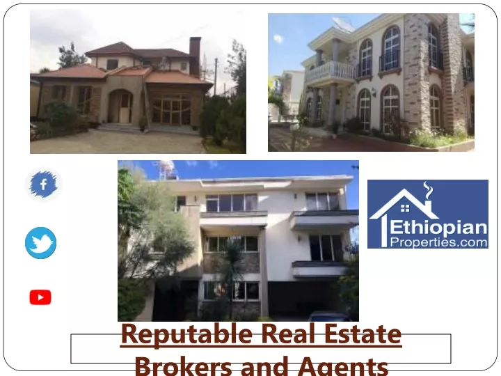 reputable real estate brokers and agents