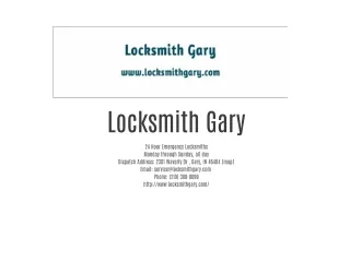 Locksmith In Gary