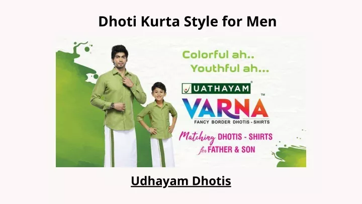 dhoti kurta style for men