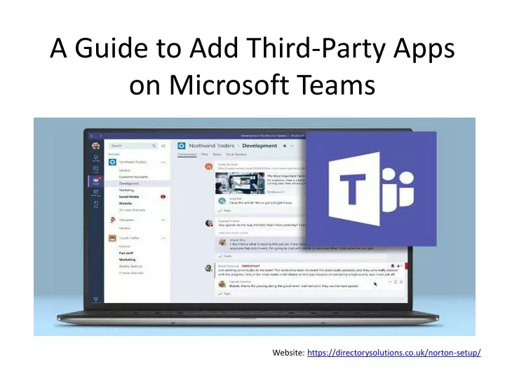 a guide to add third party apps on microsoft teams