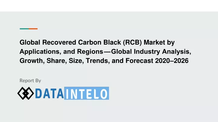global recovered carbon black rcb market