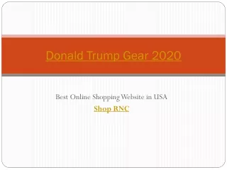 donald trump gear 2020