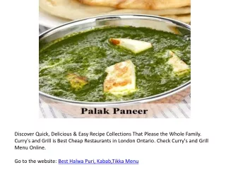 Best Halwa Puri, Kabab,Tikka Menu