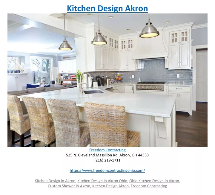 kitchen design akron