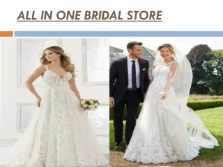 all in one bridal store