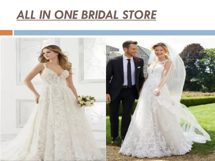 all in one bridal store