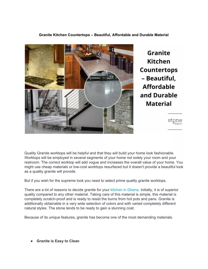 granite kitchen countertops beautiful affordable