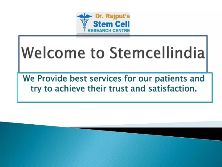 welcome to stemcellindia