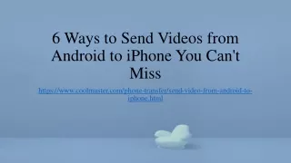 6 ways to send videos from android to iphone you can t miss