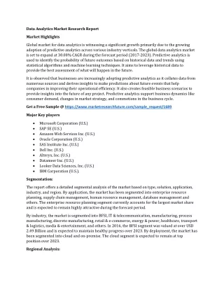 data analytics market research report