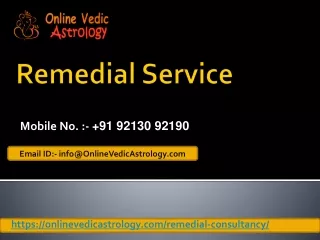 Remedial Service In India
