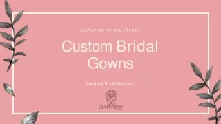 Wedding Dress Designers Sydney | Guipurean Bridal