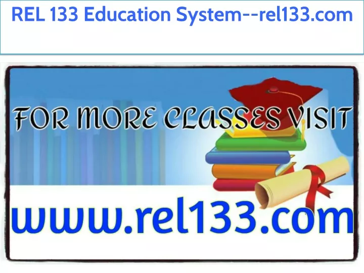 rel 133 education system rel133 com