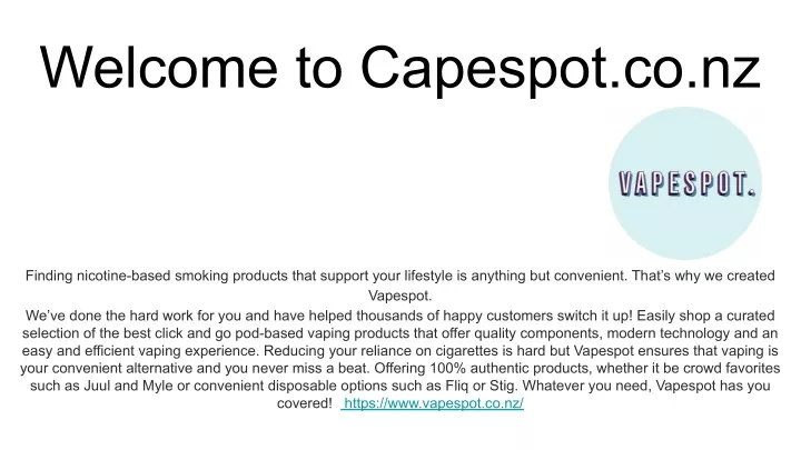 welcome to capespot co nz