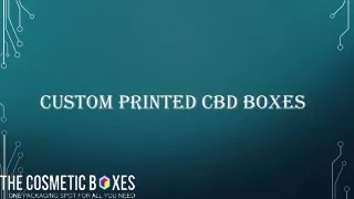 custom printed cbd boxes