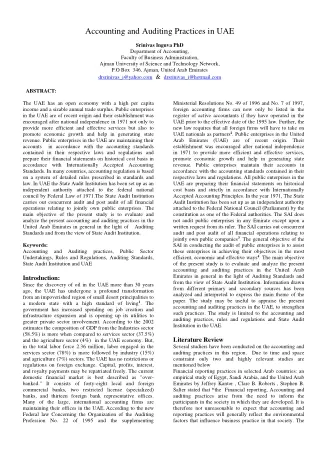 Accounting Practices by SrinivasInguva