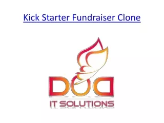 kick starter fundraiser clone