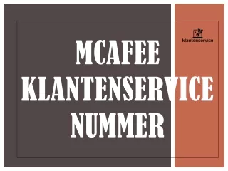 Beste Mcafee Klantenservice Nummer in Nederland