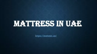 mattress in uae