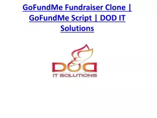 GoFundMe Fundraiser Clone | GoFundMe Script | DOD IT Solutions