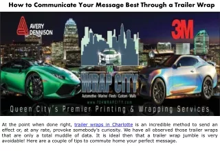 how to communicate your message best through