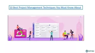 10 best project management techniques you must