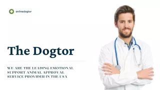 Emotional Support Dog Certification - The Dogtor