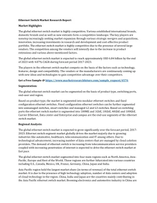 ethernet switch market research report