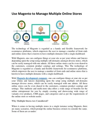 Use Magento to Manage Multiple Online Stores
