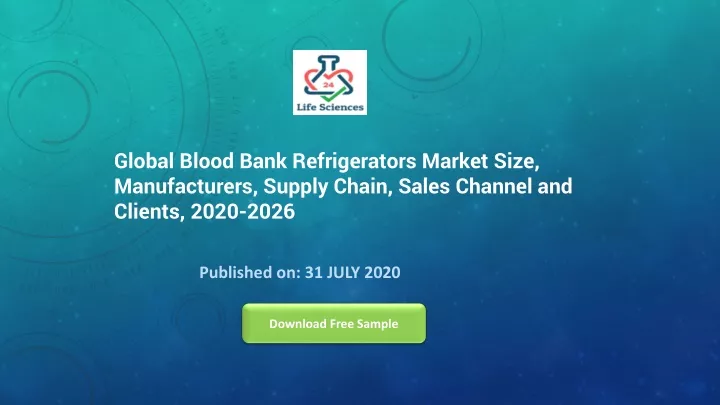 global blood bank refrigerators market size